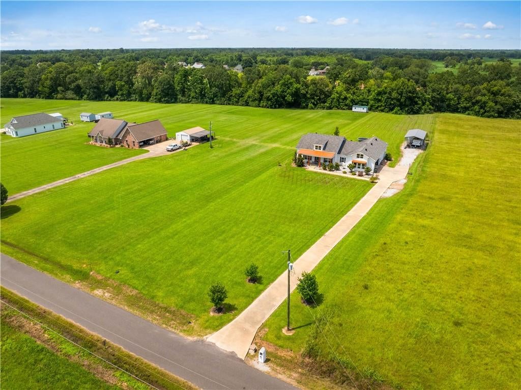 Aerial view of a 1.5-acre CenLA property, one of many listings to explore