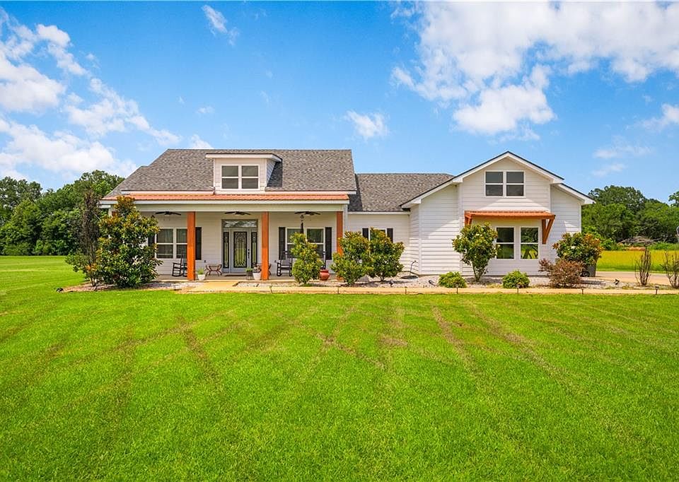A custom-built farmhouse in Central Louisiana, one of Nikki Gillespie's listings