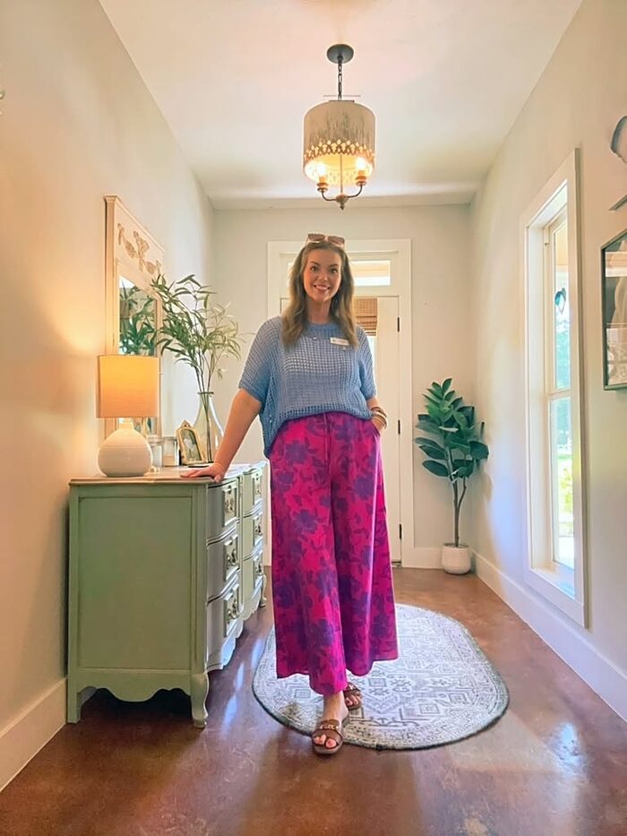 Nikki Gillespie at a beautifully styled CenLA home